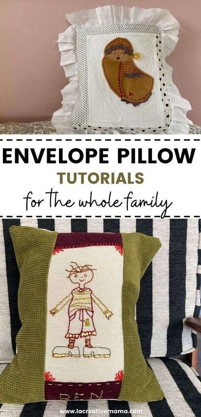how to make an envelope pillow cover tutorial