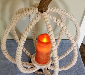 3D rope pumpkin