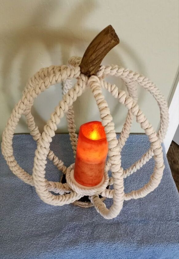 3D rope pumpkin