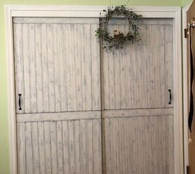 s 18 stylish ideas that ll perk up a bland bedroom, These gorgeous faux barn doors