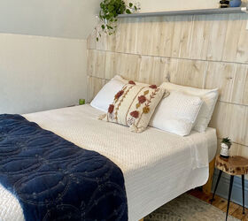 s 18 stylish ideas that ll perk up a bland bedroom, This cottage style accent wall