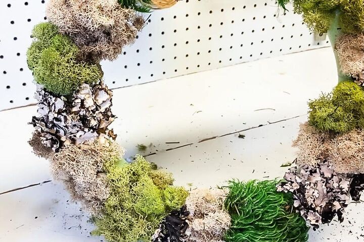 anthropologie dupe moss wreath