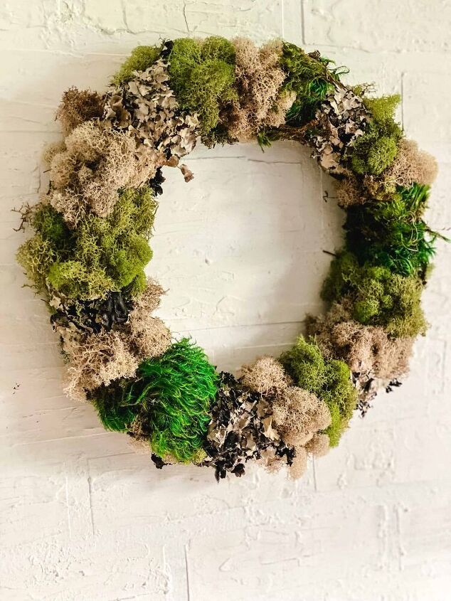 anthropologie dupe moss wreath, Anthropologie Dupe Moss Wreath