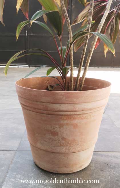 upcycled plant pot