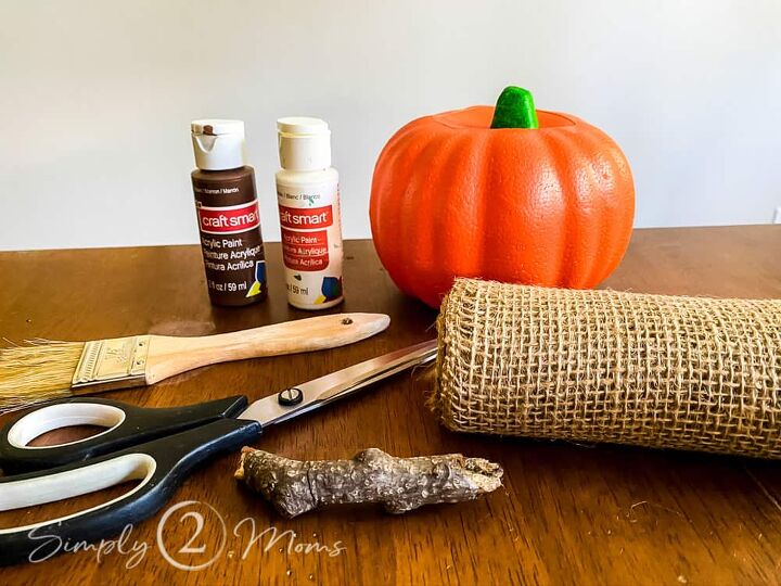 how to transform a dollarstore pumpkin in 5 simple steps