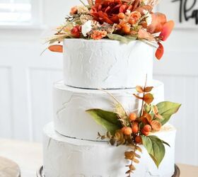 How To Make a Faux Fall Cake - The Curated Farmhouse