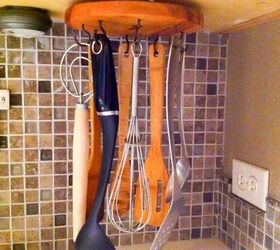 s the top 10 creative ways to add more storage on a budget, A rotating utensil storage rack