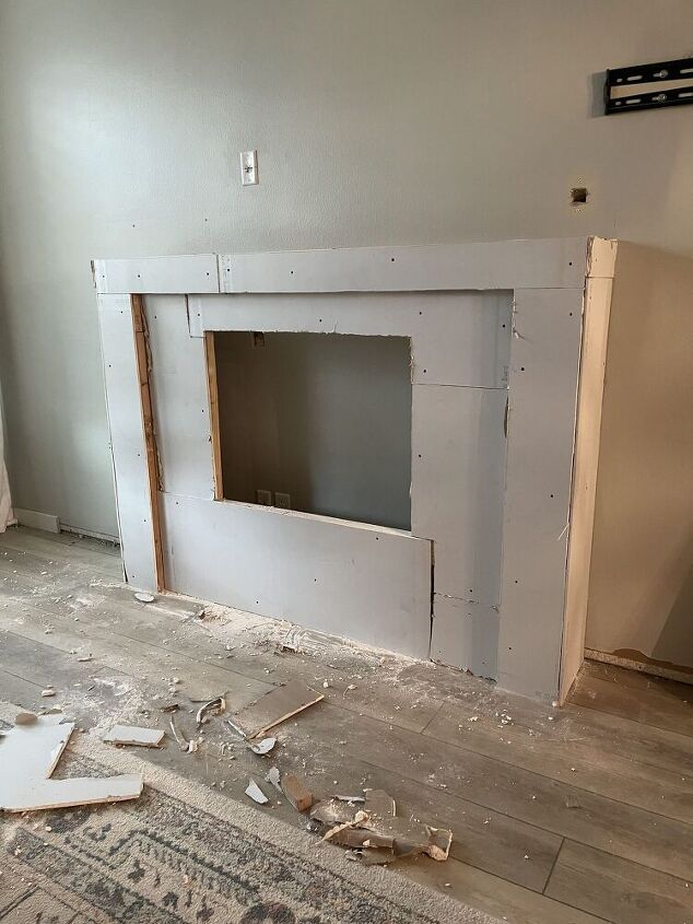 how i added a diy fireplace to my home