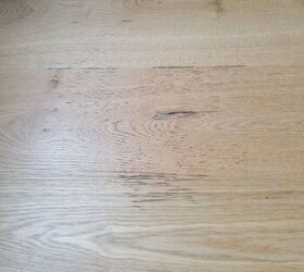 How do I remove blue stains from the cracks of my wooden floor? ?