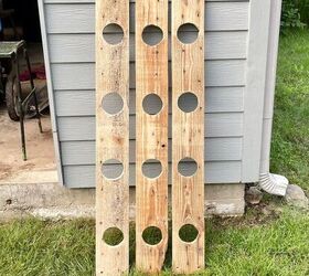 how to build a vertical hanging wall planter