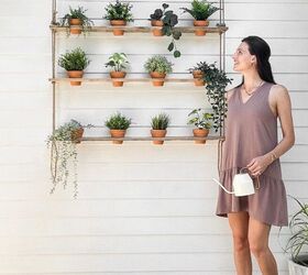 how to build a vertical hanging wall planter