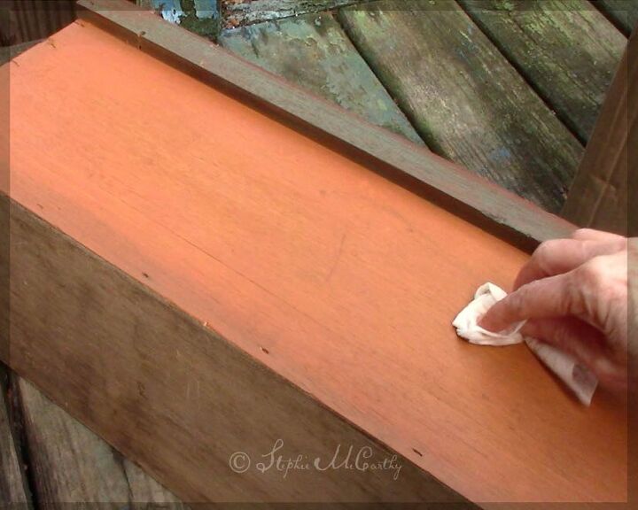 hacer un tinte con pintura y sellador de madera a base de agua