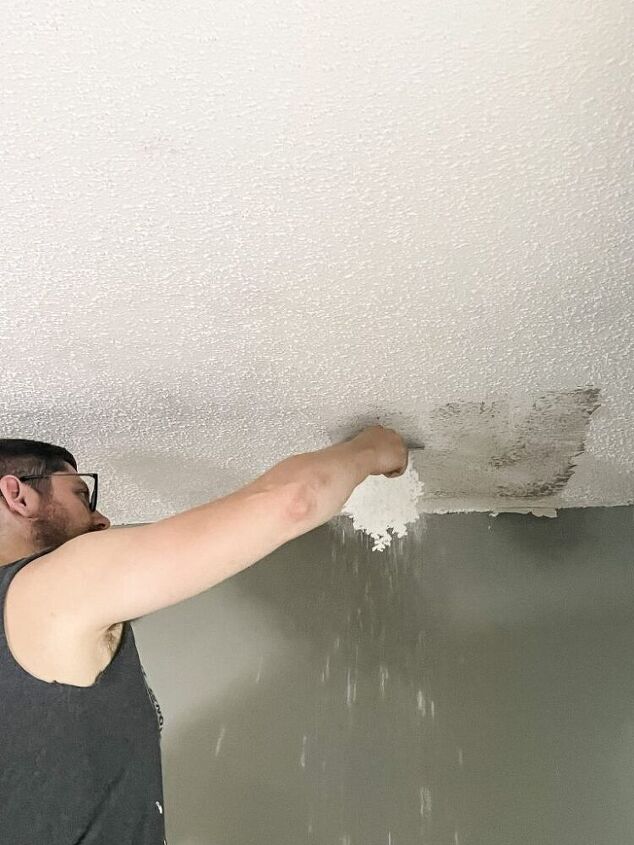 how to remove popcorn ceilings the easy way
