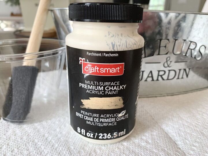 diy dollar tree planter three daughters home, This is the paint I used which I purchased from Michael s