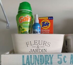 diy dollar tree planter three daughters home, Use in a laundry room