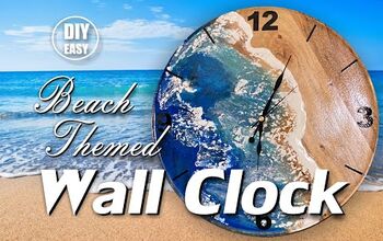 How to Make a Beach Themed Ocean Wave Wall Clock With Totalboat Makerp