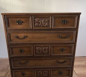 All it took was 2 coats of crazy colored paint to turn this chest into a boho showstopper