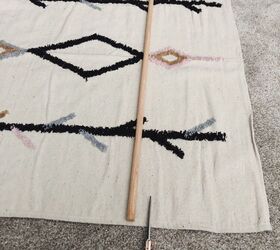 5 below rug turned boho wall hanging