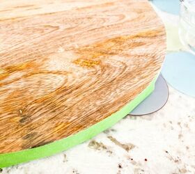 how to upcycle an old cutting board using modge podge