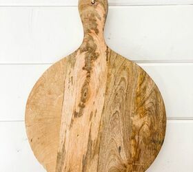 how to upcycle an old cutting board using modge podge