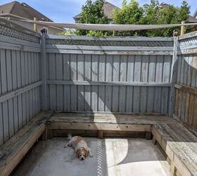 hole from former hot tub becomes sunken lounge space, Shade