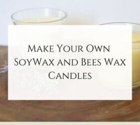Haz tus propias velas de cera de soja y cera de abejas