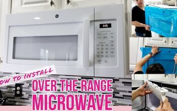 How to Install Over the Range Microwave [GE JVM3160 DFWW]