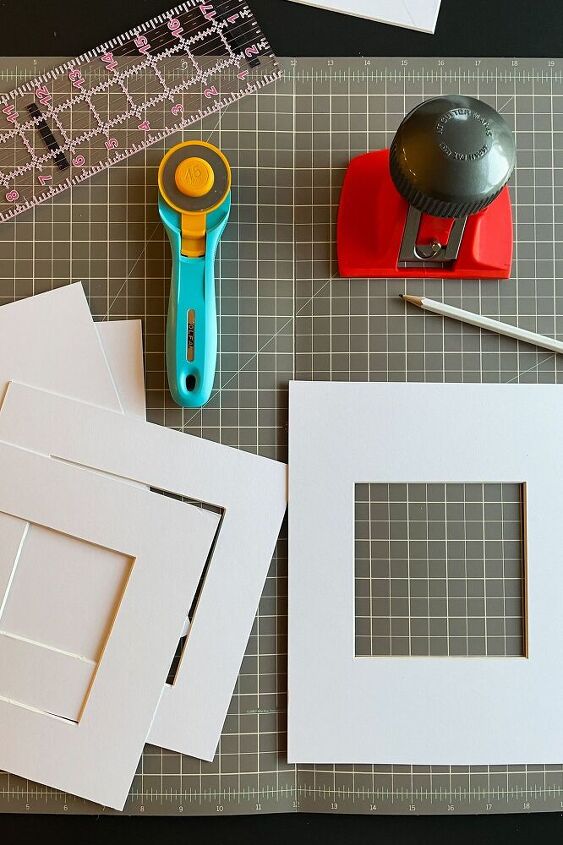 como cortar seus prprios tapetes de fotos personalizados