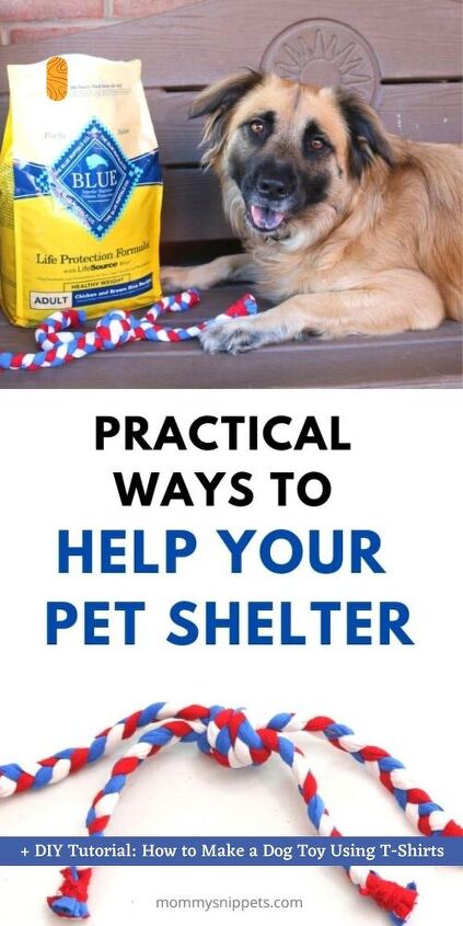 practical ways to help your pet shelter diy tug toy tutorial