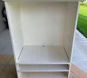 beadboard cabinet diy update with paint