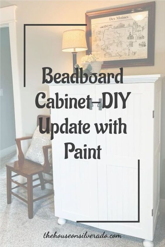 actualizacin del gabinete beadboard diy con pintura