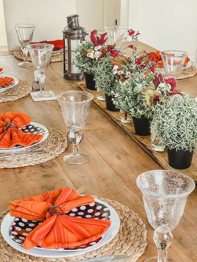 how to set an early fall tablescape