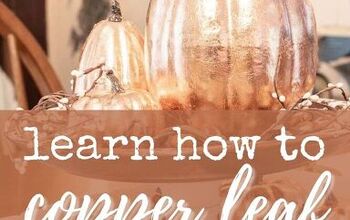  Aprenda a fazer uma abóbora com folhas de cobre
