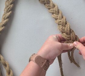 nautical rope wreath tutorial