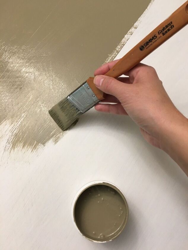 old dated coffee table makeover