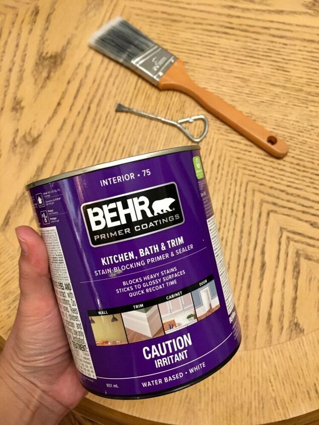 old dated coffee table makeover