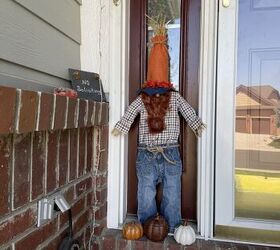 s 14 outdoor decor ideas everyone needs to see before fall, A cute scarecrow gnome