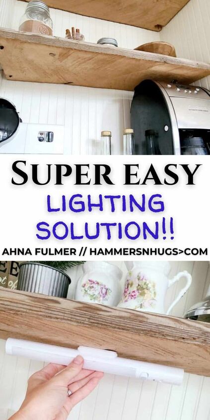 super easy no wire under cabinet lighting solution