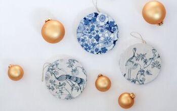 How to Make DIY Decoupage Christmas Ornament