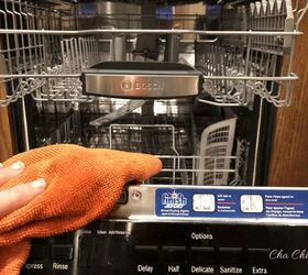 how to clean a dishwasher in a few easy steps, How to clean a dishwasher door gasket