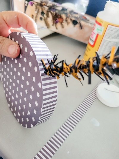 repurpose a halloween tree to make a cute spider