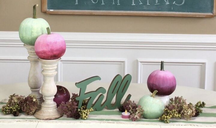 s 15 gorgeous ways to switch up your decor this fall, These pretty ombre pumpkins