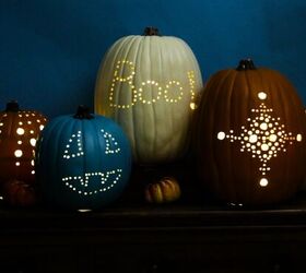 22 ideas espeluznantes para halloween que puedes probar este ao, Estas singulares linternas de calabaza