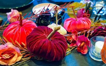 We Show You How To Make Pink Velvet Pumpkins, It’s An Easy Afternoon