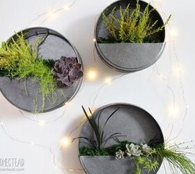 s 18 better ways to show off your houseplants, These faux galvanized wall planters