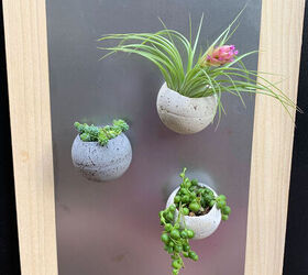 s 18 better ways to show off your houseplants, These mini magnetic cement planters
