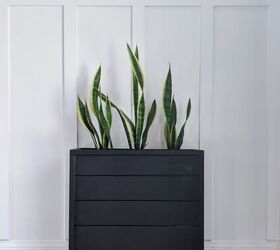 s 18 better ways to show off your houseplants, Her stylish shiplap planter