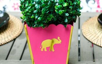 DIY Cachepots Are An Adorable And Easy Outdoor Table Decoration Idea!