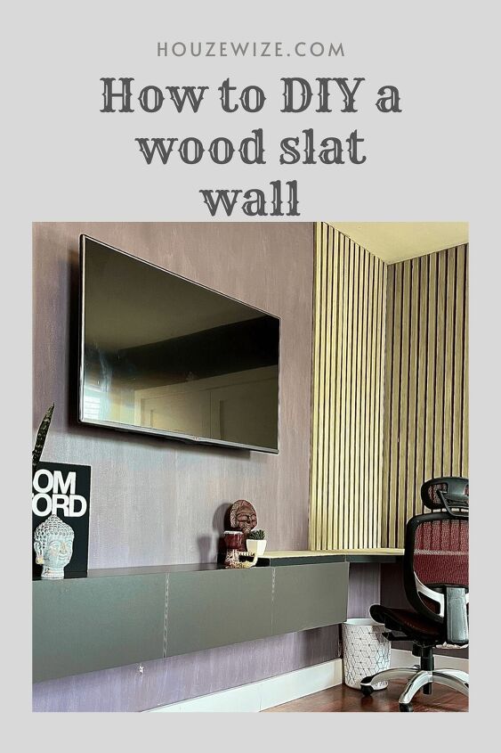 how to build a diy wood slat wall