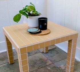 diy tile table as seen on tiktok, What to you think about this transformation